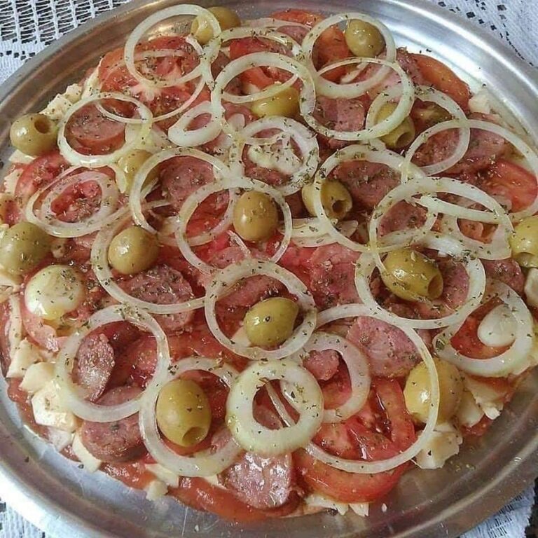 pizza de liquidificador