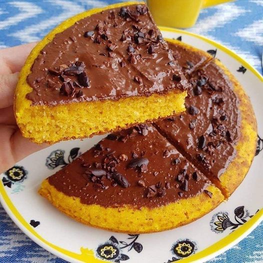 Bolo de Cenoura de Frigideira