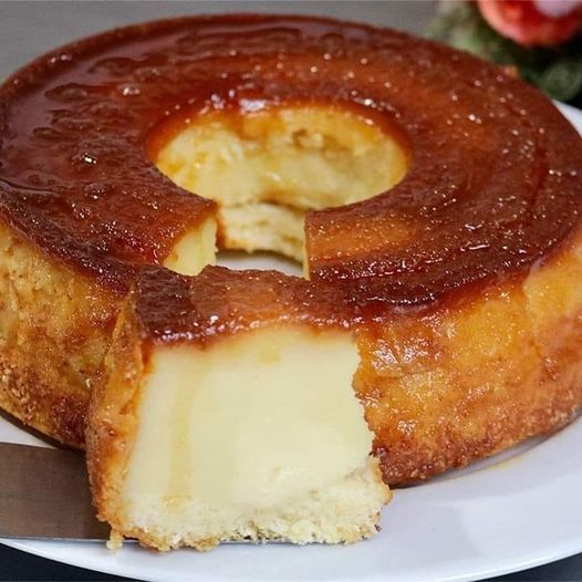 Bolo de Queijadinha no Liquidificador