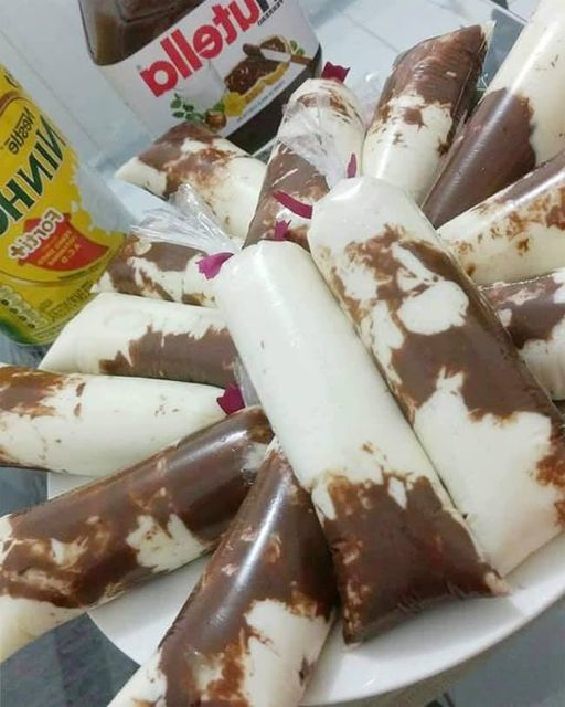 Geladinho Gourmet de Leite Ninho com Nutella