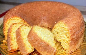 Bolo de Milho com Leite de Coco