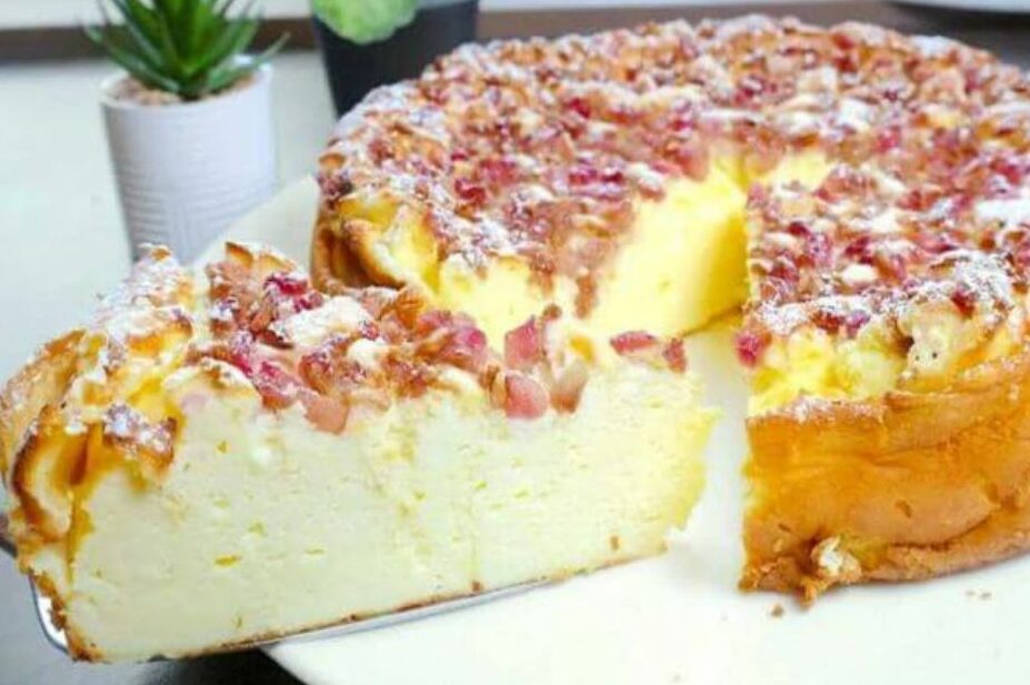 Bolo Cheesecake de Romã