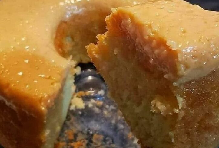 Bolo de Iogurte Invertido com Doce de Leite