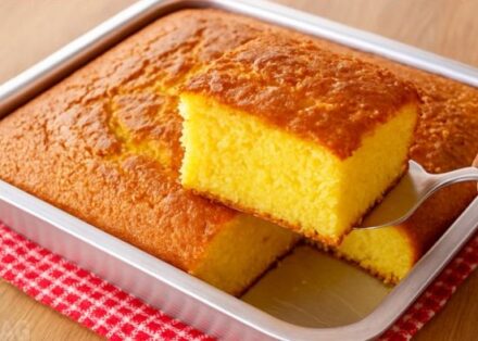 Bolo de Maizena com Fubá